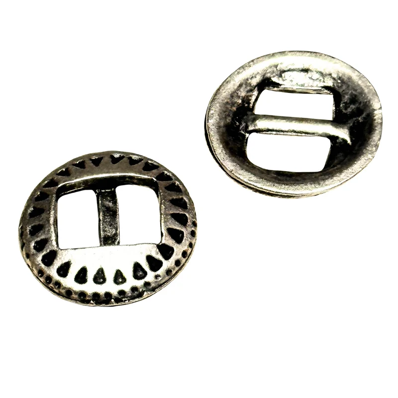 Trachtenknopf Altsilber 7,6 mm – Metallknopf TK-147