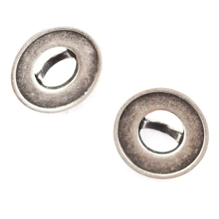 Trachtenknopf Altsilber – Schlitzknopf – TK-141