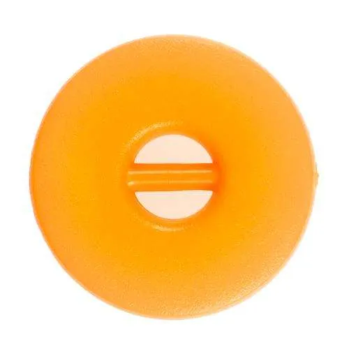 Schlitzknopf Orange – Kunststoffknopf KO-13