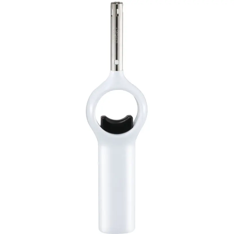 TOM Stabfeuerzeug BB-11 NT – Weiß, Nachfüllbar, Vielseitig für Grill, Kerzen & Kamin