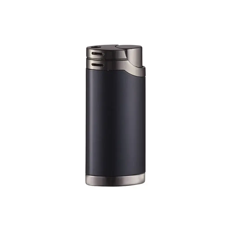unilite BILBAO Metallfeuerzeug - elegant in mattem Schwarz, zuverlässig und nachfüllbar für den täglichen Gebrauch