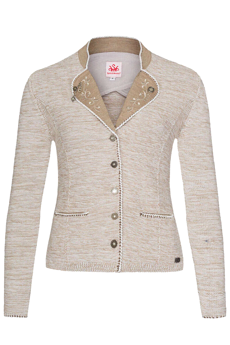 Damen Trachten-Strick-Blazer