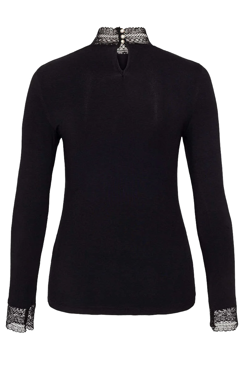 Damen Trachten-Longshirt mit Spitze
