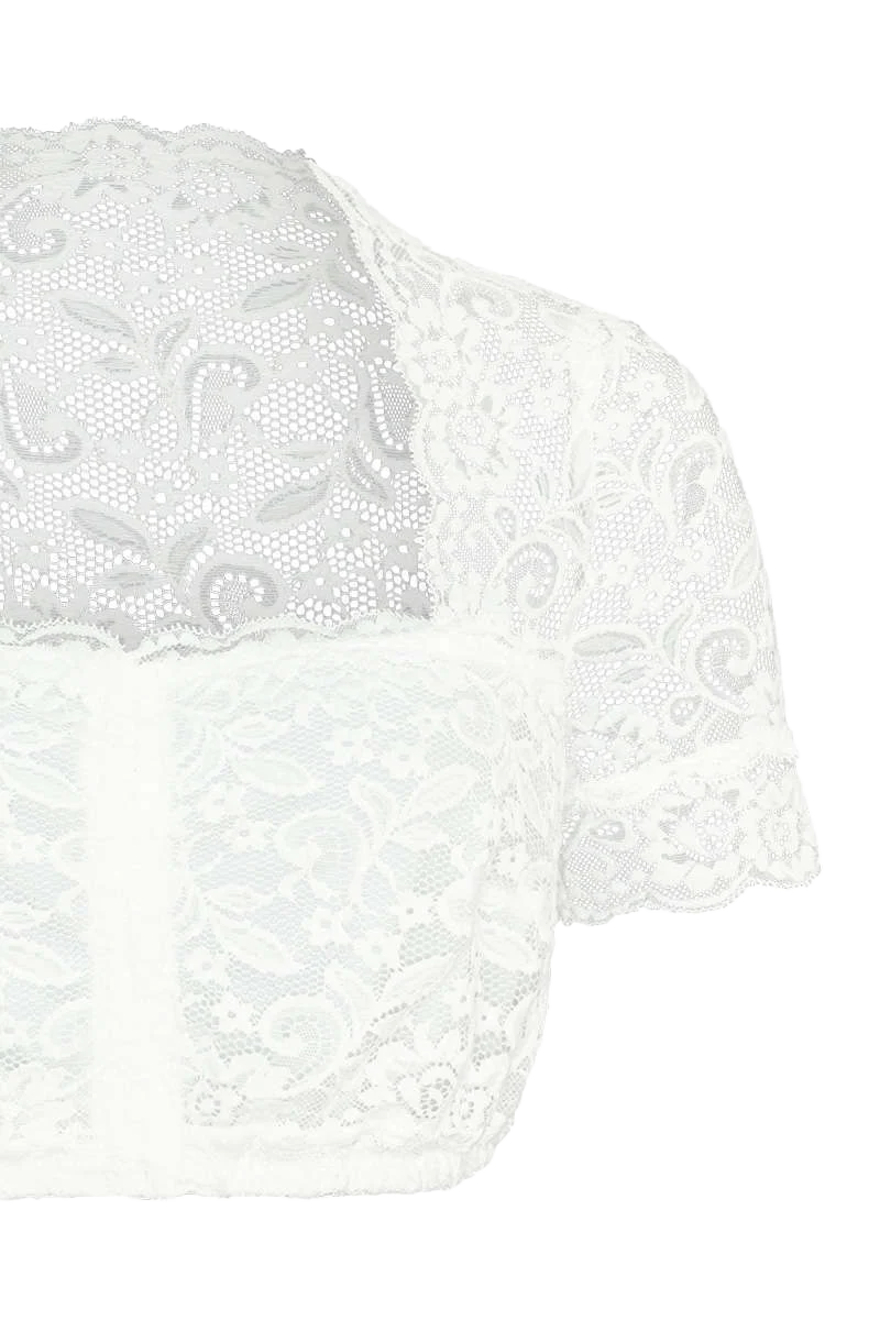 Dirndl-Spitzen-Bluse Stretch
