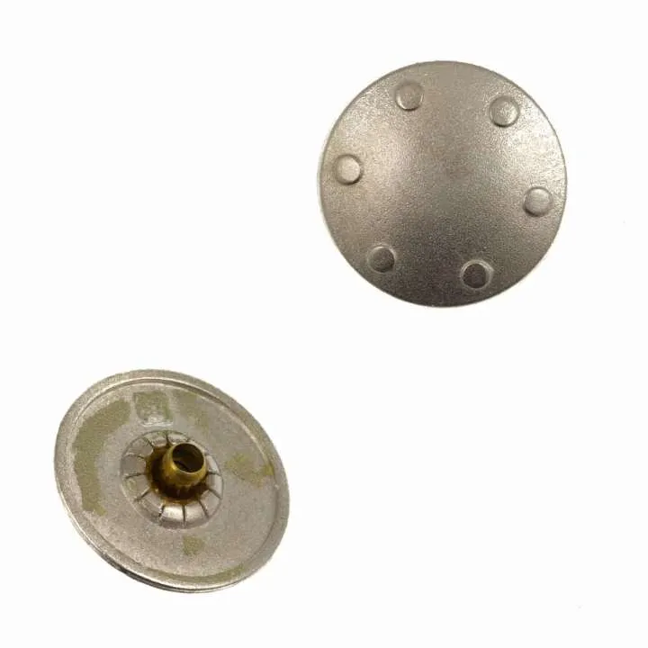 Druckknopf Punkte Silberfarben 3 mm – Metallknopf NK-113