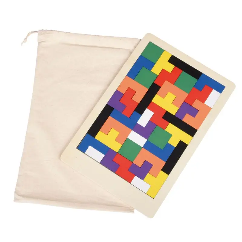 BRAIN TWISTER Buntes Holz-Puzzle - Herausforderndes Knobelspiel für alle Altersstufen