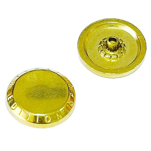 Druckknopf Sportswear Goldfarben 3,5 mm – Metallknopf NK-108
