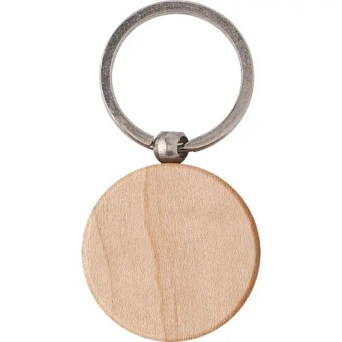 Holz-Schlüsselanhänger May - Stilvoll, nachhaltig, braun - Edles Schlüsselaccessoire kaufen