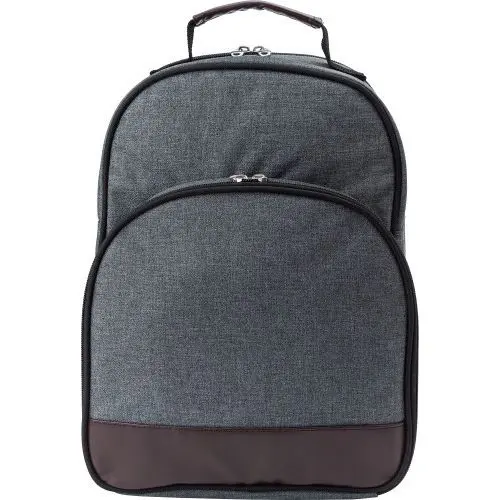 Polycanvas Picknick-Kühlrucksack Jolie in Grau – Stylisch & Funktional