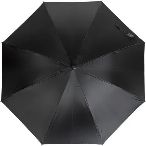 Automatikschirm Ramona in Schwarz-Silber - Stilvoller Begleiter an regnerischen Tagen