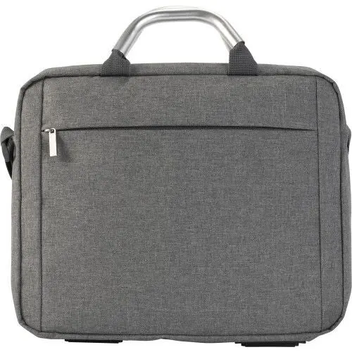 Konferenz- und Laptop-Tasche aus 600D Polycanvas Anya – modern grau