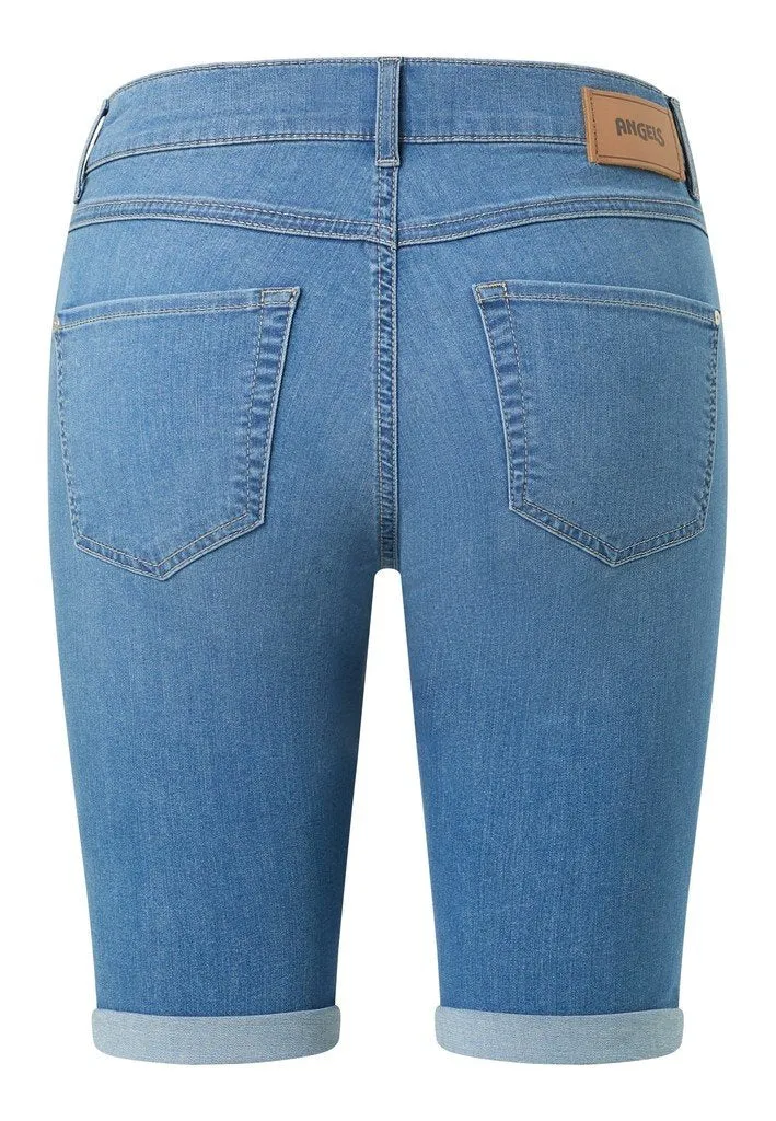 Angels BERMUDA TURN UP, stone blue used - 100067423