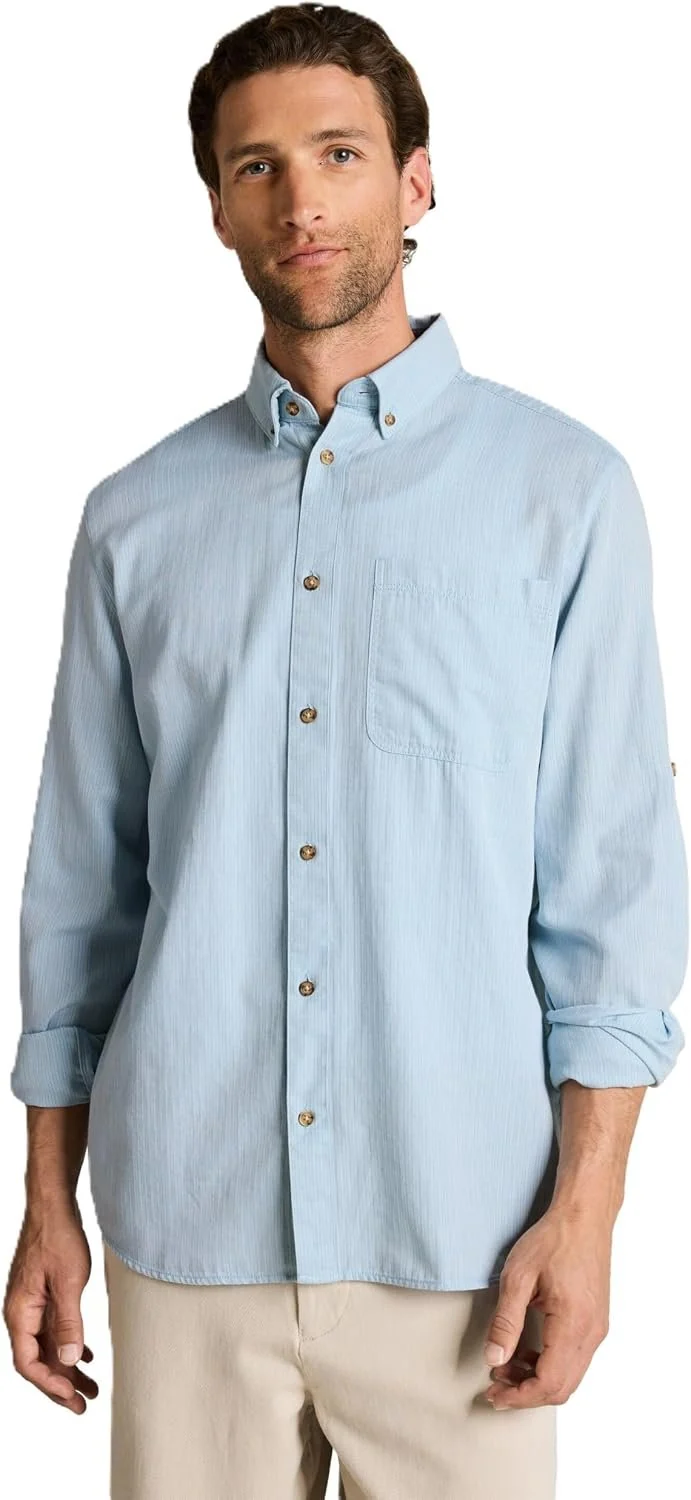 Tom Tailor Langarm Freizeithemd Blau
