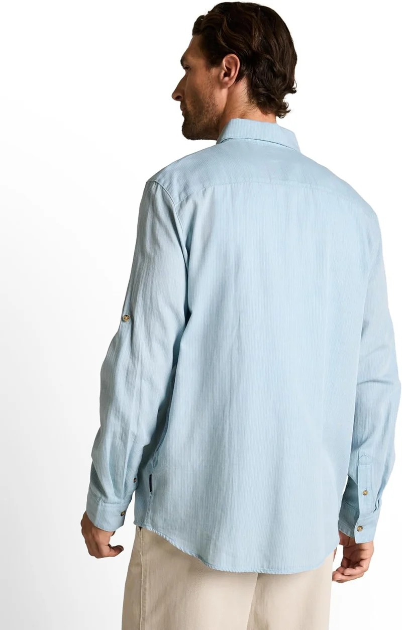 Tom Tailor Langarm Freizeithemd Blau