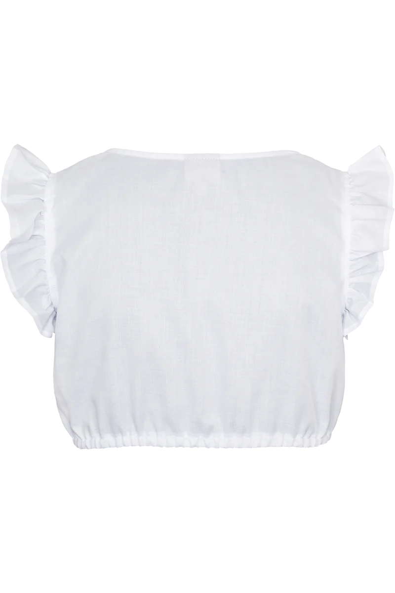 Dirndlbluse mit Flügelärmel