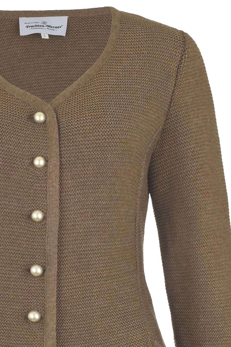 Damen Strickjacke tailliert
