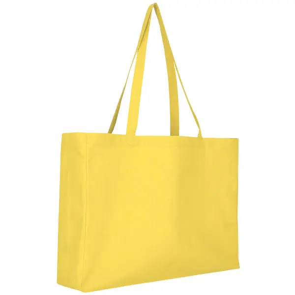 Gelber Baumwoll-Shopper – umweltfreundlich, robust, stilvoll, ideal für Einkäufe und Alltag