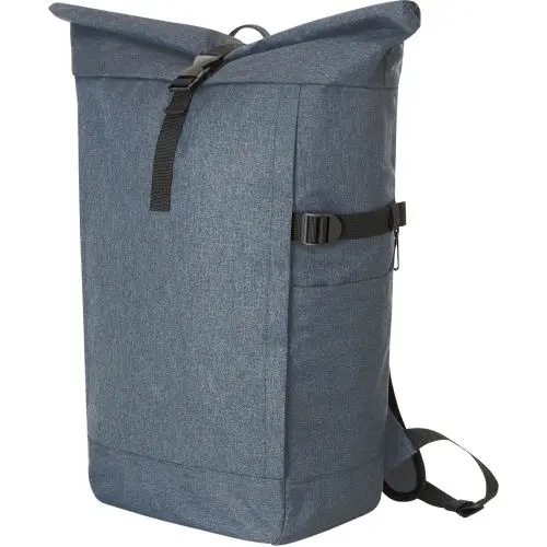 CIRCLE L Laptop-Rucksack – Blau-Grau Meliert für stilvolle Mobilität