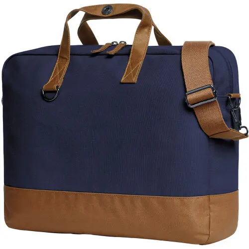 LIFE Notebook-Tasche - Elegant & Funktional - Marine-Braun