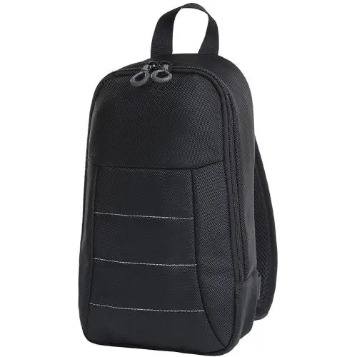 Monostrap IMPULSE - Schwarz, Stilvoller & Funktionaler Einzelschulterrucksack für Alltag & Freizeit