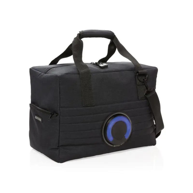 Schwarze Party Kühltasche mit Lautsprecher - Unterhaltung & Kühlung