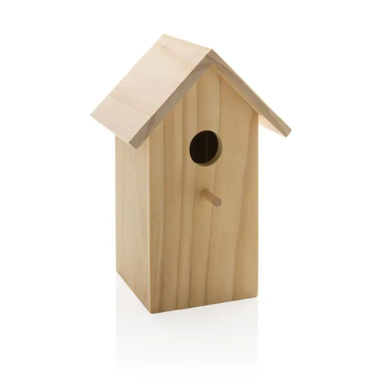 Holz-Vogelhaus in Natürlichem Braun - Klassisch & Langlebig