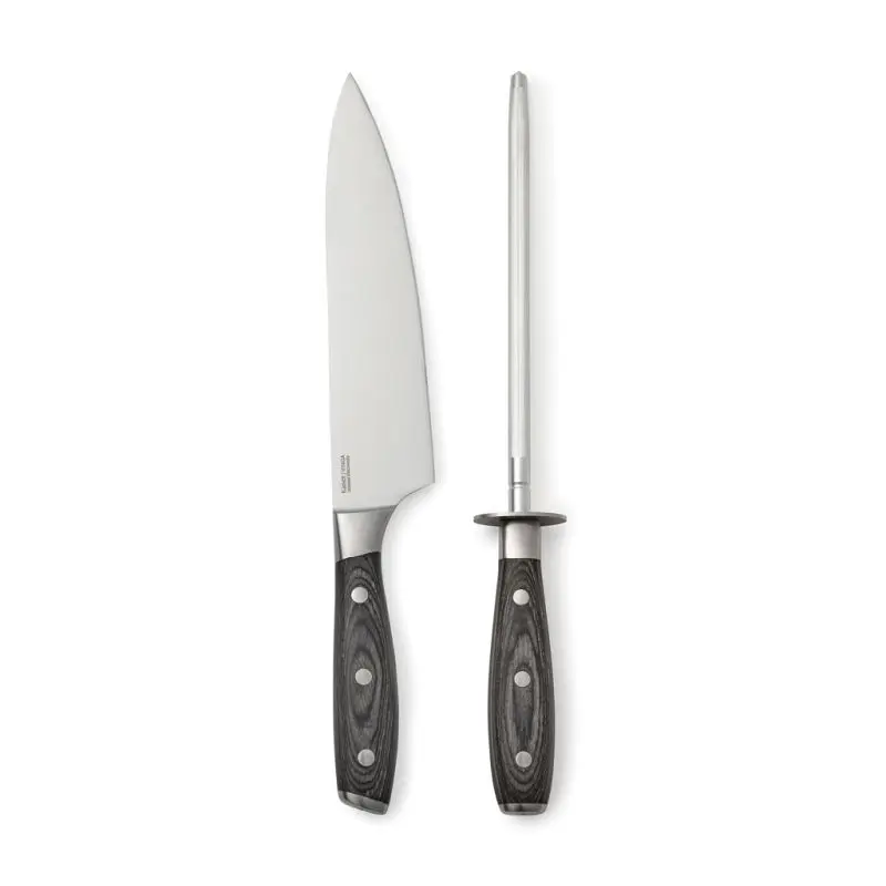 VINGA Kaiser Schleifstahlset - Braun Premium Schärfset für perfekte Messer