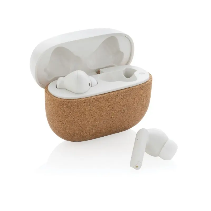 Oregon TWS Eco-Kopfhörer aus RCS-Kork & Recyceltem Kunststoff - Braun