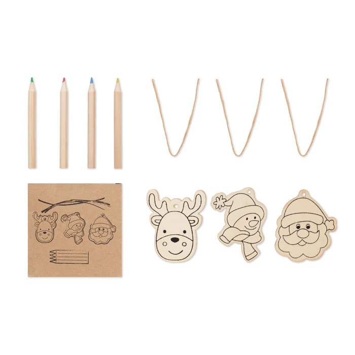 Zeichnung Holzornamente Set
