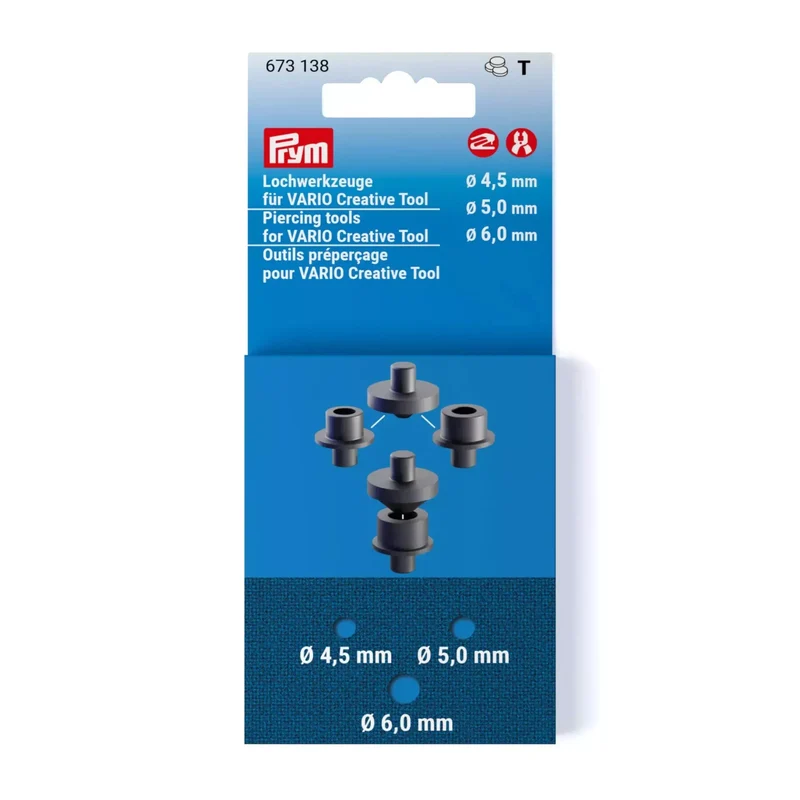Lochwerkzeuge für VARIO Creative Tool, 4,5 - 6,0 mm