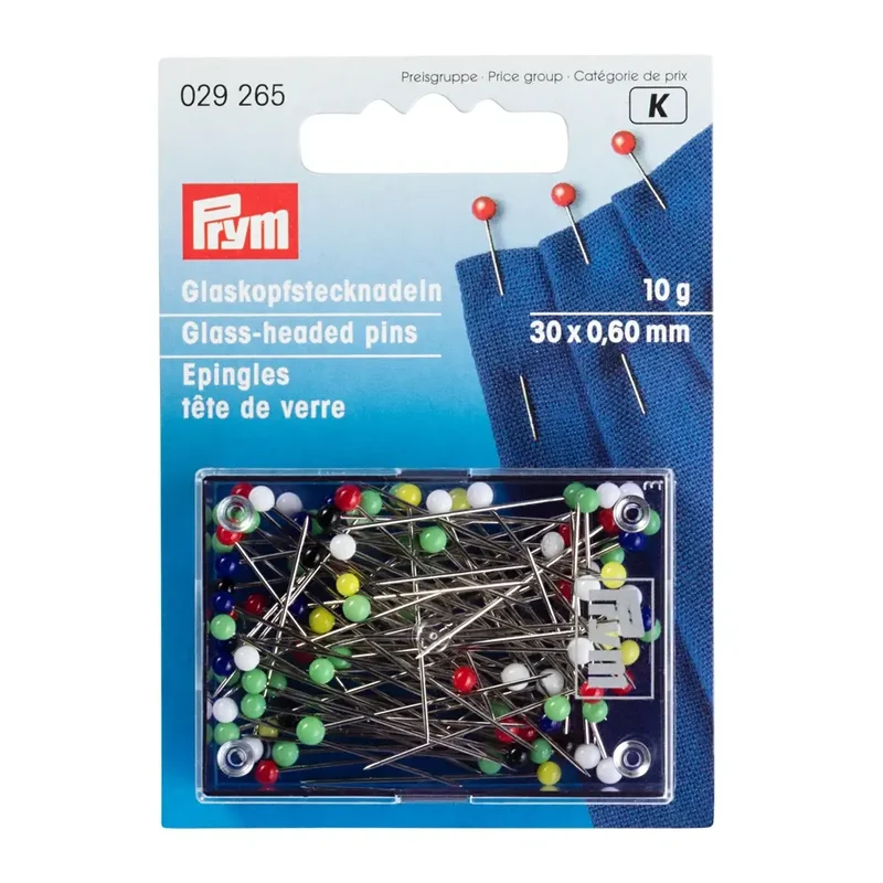 Stecknadeln Bunte Köpfchen 10 g – Metallnadel STECK-3