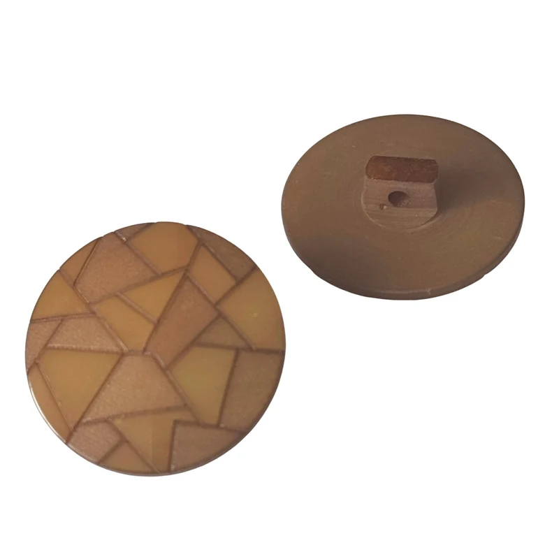 Blazerknopf mit Mosaik-Optik – Braun KN-97