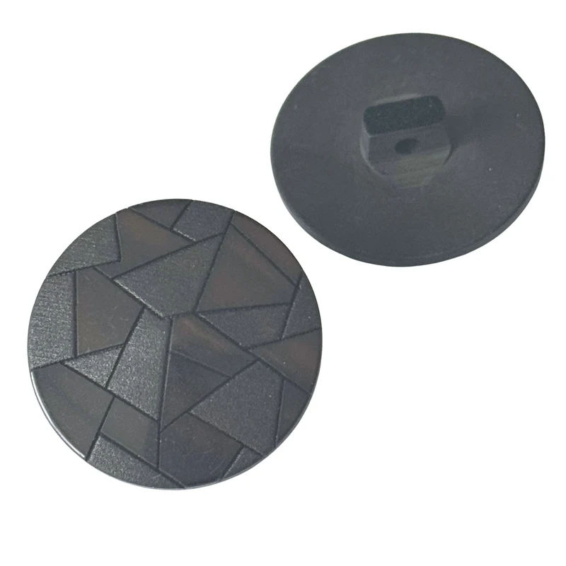 Blazerknopf mit Mosaik-Optik – Schwarz/Braun KN-97