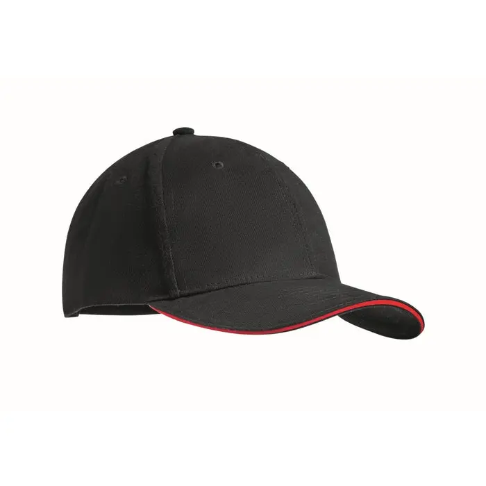 Baseball Kappe 6 Panels DUNEDIN – Rote 6-Panel-Kappe für sportliche und lässige Looks