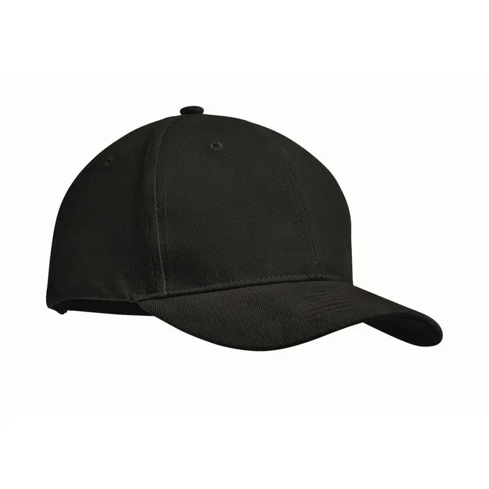 TEKAPO Baseball Kappe, 6 Panels, in Schwarz Stilvoll & Funktionell für den Alltag