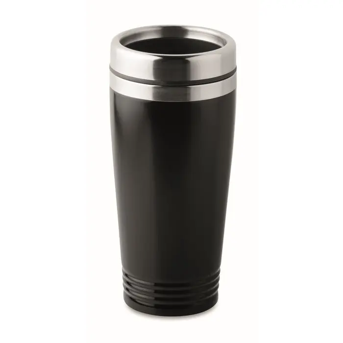 RODEO COLOUR 400 ml Doppelwandiger Becher, Schwarz