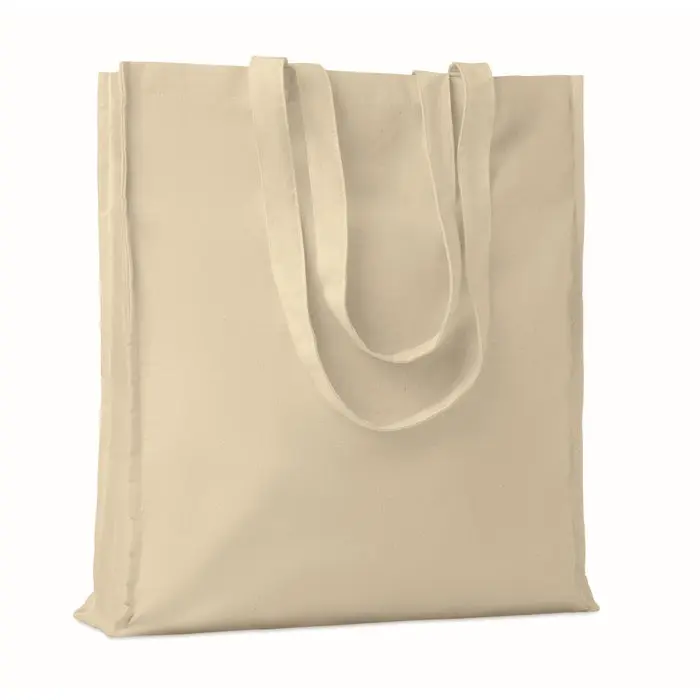 PORTOBELLO Beige Baumwoll-Einkaufstasche, Stilvoll & Umweltfreundlich