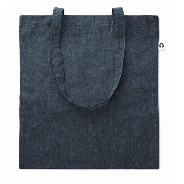 COTTONEL DUO Zweifarbige Einkaufstasche, Blau, Stylisch & Praktisch
