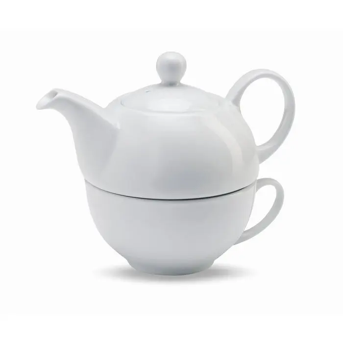 TEA TIME Tee-Set 400ml in Weiß - Modernes Design für Teegenuss