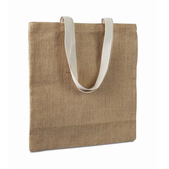 Beige JUHU Jute Einkaufstasche – Umweltfreundliche und stilvolle Tasche für den täglichen Gebrauch