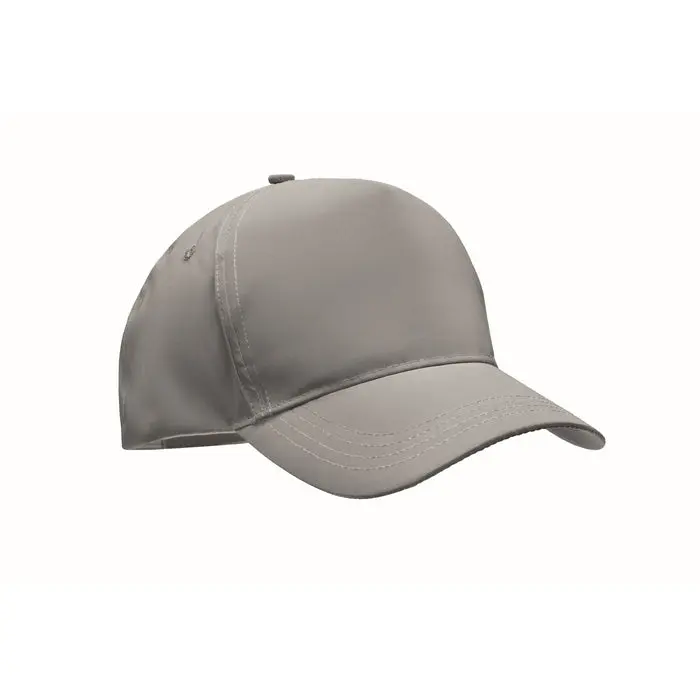 Baseball Kappe 5 Panels RAYS - mattsilber Stilvoll, bequem, verstellbar Hochwertige Mütze