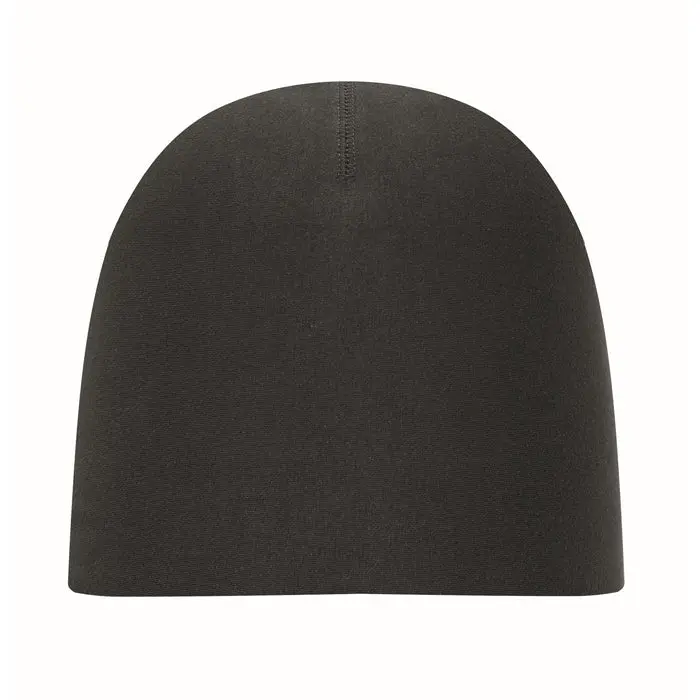 Leichtes Unisex Baumwoll-Beanie in Schwarz – Perfekt für alle Jahreszeiten