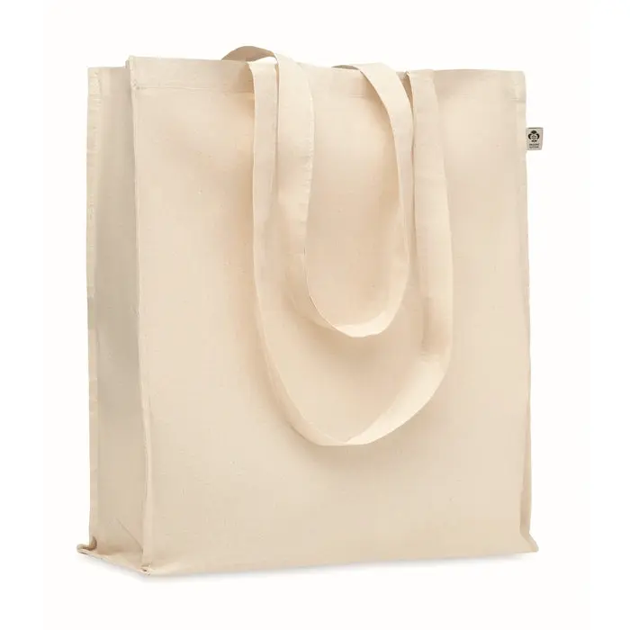 TRAPANI Beige Einkaufstasche aus Bio-Baumwolle, Öko-Stilvoll & Praktisch