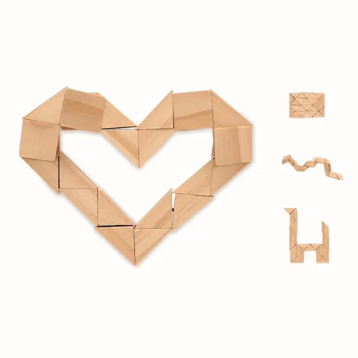 Holzpuzzle/Gehirnjogging STUKIE - Holz: Klassische Herausforderung für Denkvermögen und Feinmotorik
