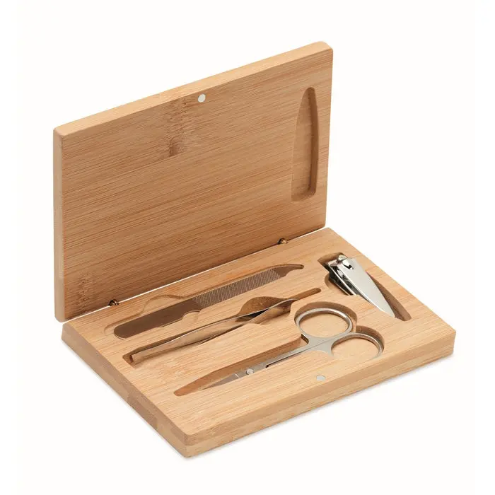 SEWA Maniküre-Set aus Holz – Pflege für Hände und Nägel, kompakt