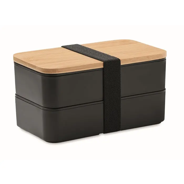 BAAKS PP Lunchbox in Black - Durable, Lightweight, and Sleek Food Storage Solution