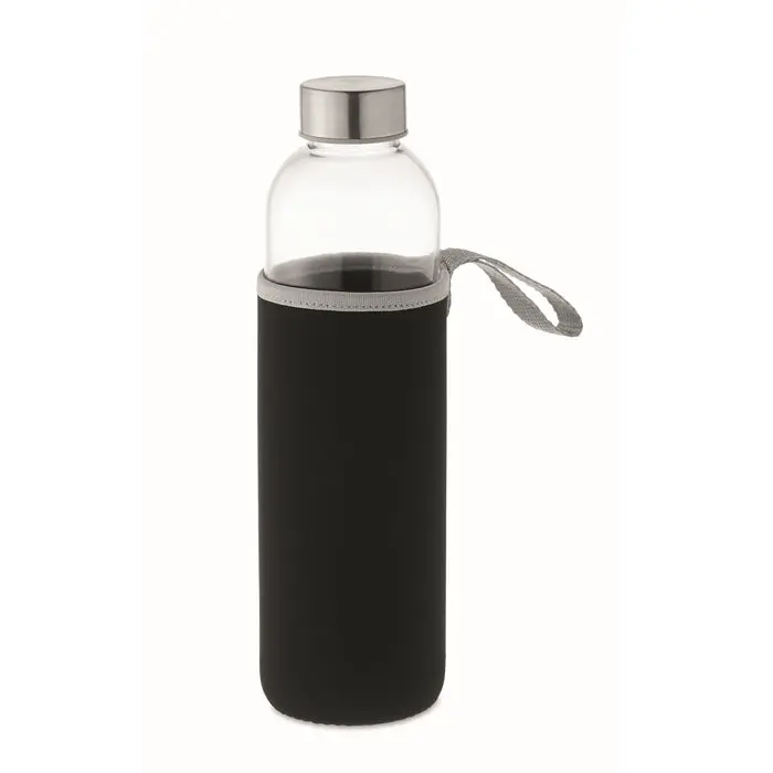 UTAH LARGE Glasflasche 750ml in Tiefschwarz - Mehr Volumen, Mehr Stil