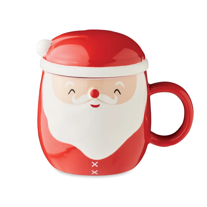 Keramikbecher mit Deckel 370 ml
