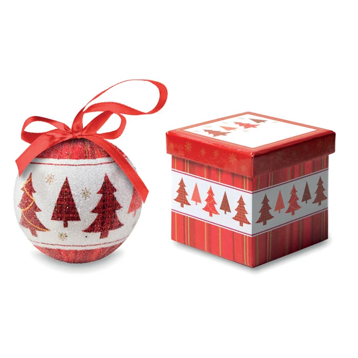 Weihnachtskugel in Geschenkbox