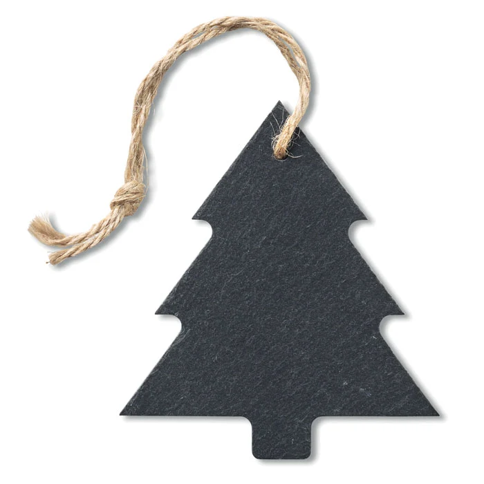 Schiefer-Weihnachtsbaumhänger